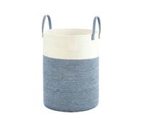 Laundry Basket,Woven Cotton Rope Laundry Hamper,40L for Decor Storage of Dirty Clothes,Toys and Blankets