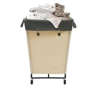 Laundry Baskets on Wheels, 210L 600D Oxford Cloth Laundry Hamper Washing Baskets for Laundry, Freestanding Washing Bin for Bedrooms, Bathroom