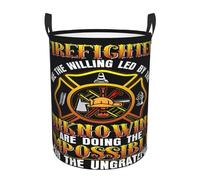 Laundry Bin 40X50cm Firefighter Unknowing Are Doing The Impossible Laundry | Storage Organizer Dirty Clothes Basket Foldable Washing Bins for Bedroom Room Décor