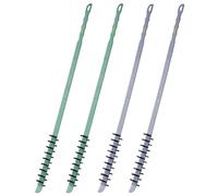 Laundry Brush, 4Pcs Washing Machine Cleaning Brush, Flexible Nylon Bristles Laundry, 0.8x23.6in Long Effective Reusable Cleaning Tool for Washing Machine Drums, Front Load Washer Cleaner