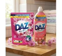 Laundry Bundle Pink Explosion, 60 Pods and Wild Flowers Fabric Softener, 116 Washes