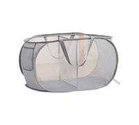 Laundry Cabinet Laundry Basket with Side Pocket Large Capacity Thickened 2 Compartments Multifunctional Sorting Collapsible Mesh Laundry Hamper Laundry Hamper