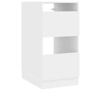 Laundry Cabinet Wood Material White 50 x 68 x 102 cm with 2 Doors and 4 Compartments Storage Space for Bathroom Bedroom Hallway Space Saving Modern Robust Durable