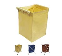 Laundry Cart Replacement Oxford Cloth Bag - Waterproof Liner for Commercial Storage, Removable Design, Compatible with Foldable Basket Trolleys