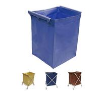 Laundry Cart Replacement Oxford Cloth Bag - Waterproof Liner for Commercial Storage, Removable Design, Compatible with Foldable Basket Trolleys