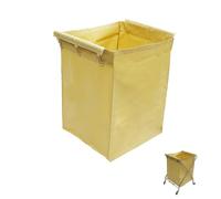 Laundry Cart Storage Bags - Detachable Waterproof Liner with Hook for Foldable Trolley - Commercial-Grade Replacement Bags