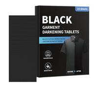 Laundry Color Catcher Sheets - 10 Count Fabric Guard | Black Clothing Color Restorers For Quilt Cover, Bed Sheet, Pant, Coat, Sofa Cover, Blankets And Others