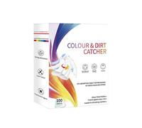 Laundry Colour Catcher Sheets, Colour Catcher Protection Sheets, Colour Grabber for Clothes to Prevent Color Bleeding, Allow Mixed Washes of Whites and Colors, Fragrance Free & Bleach Free 100 Pieces