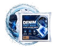 Laundry Colour Cloths - Pack of 50 Super Absorbent Protection White | paint catcher sheets for clothes dye transfer washing machine accessories dorm safe dye gripper