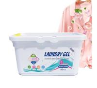 Laundry Detergent Capsules - Lasting Freshness for Laundry - Pack of 50 Gel Tablets for Clothes, for Home, Apartment, University, Travel, Holiday, Men, Women, Couples, Teenagers