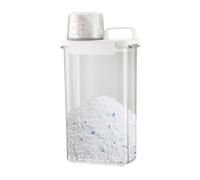 Laundry Detergent Dispenser | Moisture-Resistant Bottle with Measuring Cup Ideal for Laundry Room Decor, Organizing Rice, Cereals and Beans, Keep Your Space Neat, Efficient