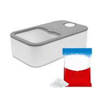 Laundry Detergent Dispenser | Powder Detergent Container With Scoop & Lid | 2.6 Gallon Storing Laundry Pods Powder Laundry Detergent Dispenser For Cereal Flour Rice Food Kitchen Home Baking Bathroom