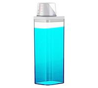Laundry Detergent Dispenser | Reusable Empty Bottles With Measuring Cup | Washing Powder Storage Detergent Container | Fabric Softener Storage Bottle For Scent Booster Beads/Small Solid Grain/Liquids