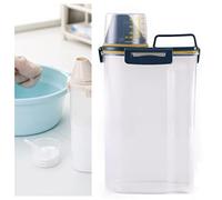 Laundry Detergent Powder Storage Box, Airtight Washing Powder Container with Lid and Handle Multipurpose Storage Box 3L