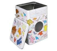 Laundry Detergent Powder Storage Tin Box,Laundry Hamper Metal Laundry Powder Tin Metal Storage Container with Lid Large Capacity Storage Box