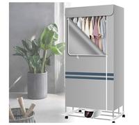 Laundry Dryer, Fast Drying Overheating Protection Clothesline, Foldable Large Space Cloth Stand for Drying Clothes Wet Weather,Grey