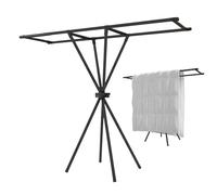 Laundry Drying Rack - Clothes Drying Rack| Foldable Cloth Dry Racks Organizer | Indoor Clothes Horse| Space-Saving Portable Stand Large Rod Hanger For Bedroom Indoor Outdoor Camping Travel