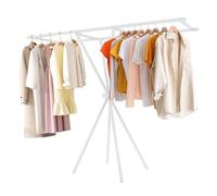 Laundry Drying Rack - Clothes Drying Rack| Foldable Cloth Dry Racks Organizer | Indoor Clothes Horse| Space-Saving Portable Stand Large Rod Hanger For Bedroom Indoor Outdoor Camping Travel