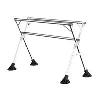 Laundry Drying Rack, Heavy Duty Stainless Steel, Foldable Freestanding Airer, Strong Load-Bearing Capacity, Indoor Outdoor Use, Triple Pole Design