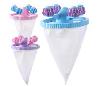 Laundry Hair Catcher - Durable Mesh, Lightweight, Floatings, Multi-Purpose | Reusable Lints and Pet Remover for Bathtub, Shower, Laundry, Wool Sweaters, Home, Travel, Bathroom Drain Protection
