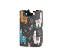 Laundry Hamper Basket Star Red Panda Pattern Storage Basket Collapsible Clothes Hamper with Handle Decorative Organizer Bins Basket for Laundry Room Bedroom Clothes College