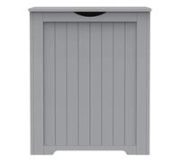 Laundry Hamper Cabinet Storage Unit Clothes Multi-purpose Toy box Blanket chest Trunk Wooden Chest With Lid Basket Bathroom Home Bin (GREY)