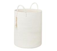 Laundry Hamper Laundry Basket Clothes Hamper Jute Rope Laundry Hamper Woven Laundry Basket Clothes Storage Basket For Blankets Laundry Room Organizing Bedroom Clothes Storage Basket Washing Basket (C