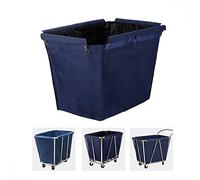 Laundry Hamper Liner,Laundry Cart Replacement Bag, Removable/Waterproof Liner Bag, Oxford Cloth Storage Bags For 350-400L Commercial Basket Trolley, General Size For 90×65× 80cm Laundry Baskets