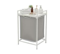 Relaxdays Laundry bin with shelf