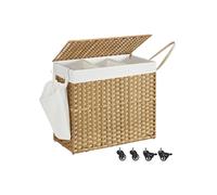 Laundry Hamper with Removable Bag, Natural / 160L