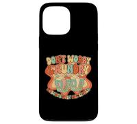 Laundry Humor Groovy 70s Quote for Lazy Day Vibes retro Case for iPhone 13 Pro Max
