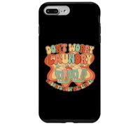 Laundry Humor Groovy 70s Quote for Lazy Day Vibes retro Case for iPhone 7 Plus/8 Plus