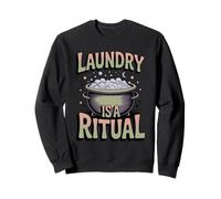 Laundry Is A Ritual Funny Domestic Witchcraft Humor Sweatshirt
