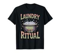 Laundry is A Ritual Funny Domestic Witchcraft Humor T-Shirt