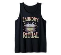 Laundry is A Ritual Funny Domestic Witchcraft Humor Tank Top