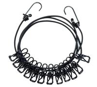 Laundry Line Retractable Portable Clothesline For Travel, Clothing Line With 12 Clothes Clips(Color3)