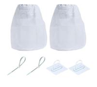 Laundry Lint Removal Net - Set of 2 Laundry Aid Compartments | Washing Dust Removal Goods Comfortable Washing Items for Pet Owners Clothing Protection House Laundry Room School Home Kitchen
