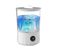 Laundry Machine, Travel Washing Machines, 6.3x9.65 Inches, Rechargeable Clothes Washer Modes, Compact Folding Designs for Indoor, Dorm, Car, Night Uses and Travels, White