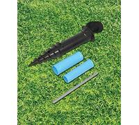 Laundry Mate Ground Spike Screw In Base Rotary Clothes Washing Line Parasol Holder Soil Stand