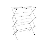 Laundry Mate LAUNDRYMATE Extendable (40 - 71cm) Three-Tier Clothes Airer Dryer, White, 7.5m Drying Space