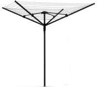 Laundry Mate Rotary Airer 4 Arm 45Cm Outdoor Clothes Garden Washing Line Dryer Spike & Cover - 2338