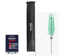 Laundry Mate Rotary Washing Line Cover With Drawstring Heavy Duty 600D Oxford Fabric Rotary Clothes Line Cover Weatherproof UV Resistant Parasol Cover For Garden Dryer & Airer Easy To Fold 150x28 CM