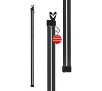 Laundry Mate Telescopic Washing Line Prop Pole Extendable Up To 220Cm V-Shaped Hook Rust-Resistant Clothesline Pole