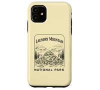 Laundry Mountain National Park Vintage Mom Life Parody Case for iPhone 11