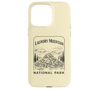 Laundry Mountain National Park Vintage Mom Life Parody Case for iPhone 15 Pro Max