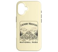 Laundry Mountain National Park Vintage Mom Life Parody Case for iPhone 16
