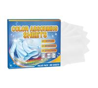 Laundry Paint Catcher - 100 Tin Colours - Absorber Pads to Protect Garment, Prevent Bleeding with Washing Function, Laundry Supplies for Hotel Apartments House Travel Soft Non g