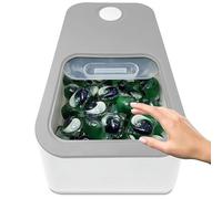 Laundry Pod Container, Laundry Pod Storage Container for Laundry Room Organization, Stylish Laundry Pod Storage Container with Sliding Lid, for Laundry Room Organization