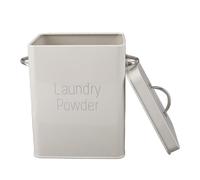 Laundry Pods Container, Stainless Steel Laundry Room Organization with Spoon and Lid, Versatile Laundry Container for Washing, Powder, Rice, Dog, Food