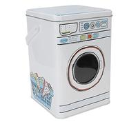 Laundry Powder Metal Box,Large Capacity Metal Laundry Detergent Canister Container with Handle for Storing Washing Tablets Blue